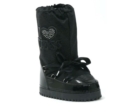 Guess Snowboot zwart lak