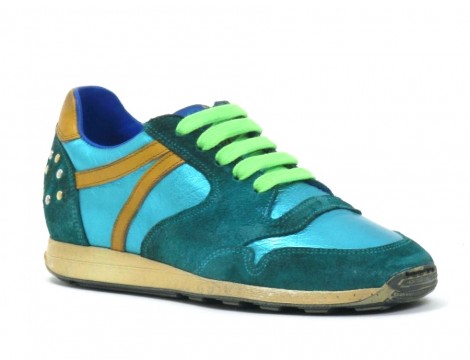 Rondinella Veterschoen turquoise