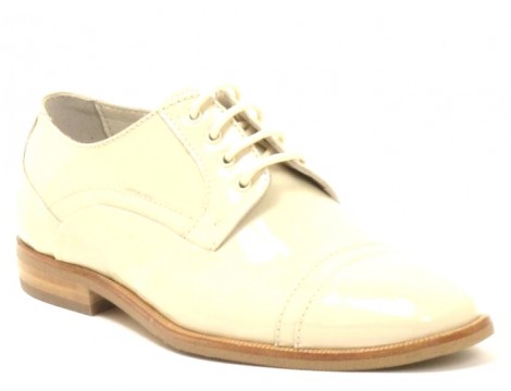 Cherie Veterschoen beige lak