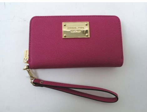 Michael Kors Portemonnee fuchsia roze