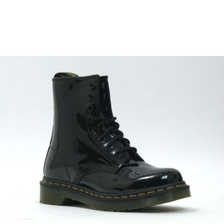 Dr. Martens Veterschoen zwart lak