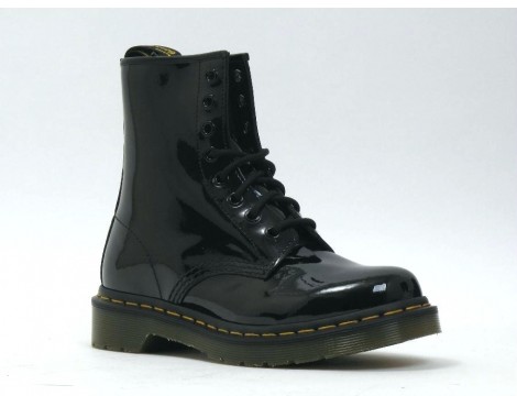 Dr. Martens Veterschoen zwart lak