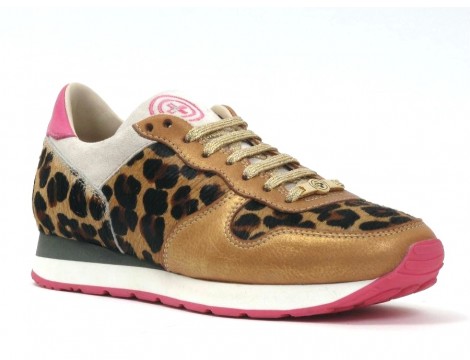 Metro Sneaker bruin natu